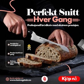 Minshitsu Br&oslash;dkniven (Helt r&aring; p&aring; alle br&oslash;d ogs&aring; surdeig)