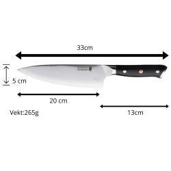 Black Week. Gratis Mahogany Fjl - Minshitsu premium Black Sand Kniv Sett 2 (Kokkekniv + liten) 