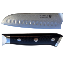 MinShitsu Black Sand Santoku  Allsidig Design med Overlegen Ytelse