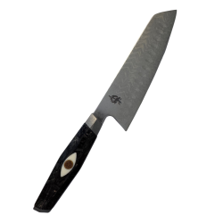 Santoku Demo  MinShitsu Professional Dragon Eye 145 Lag Damascus Pudderst�l Bohler - Ikke retur