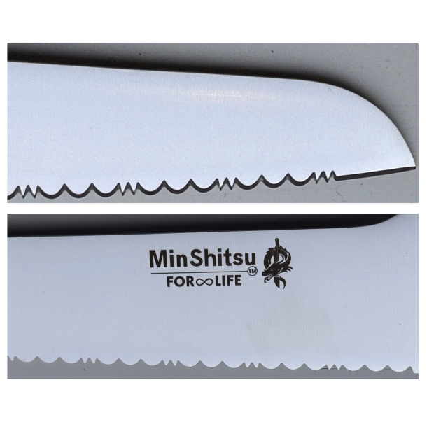 Firmakniv - MinShitsu Piranha Br�dkniv � kniven som virkelig biter. 🐟