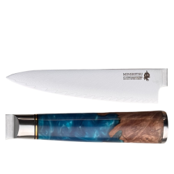 Minshitsu Premium Blue Ocean Kokke Kniv 