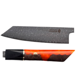 Minshitsu Premium Oriental Star Kokke kniv / Kiritsuke (Oransje)