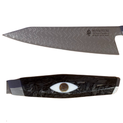 MinShitsu Professional Dragon Eye 145 Lag Damascus Pudderstl Bohler