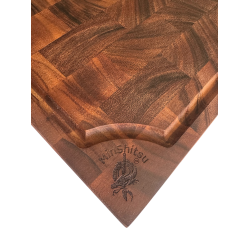 MinShitsu Walnut Butcher Blokk / Skjre fjl (5cm) 