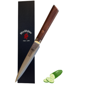 MinShitsu Premium Brown Wave Utility / Forbruks kniv 