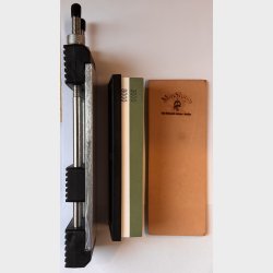 MinShitsu Kombinasjonssett: Effektiv og rask knivsliping for profesjonelle (Diamant/Alu/Lr)