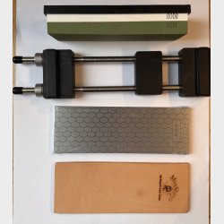 MinShitsu Kombinasjonssett: Effektiv og rask knivsliping for profesjonelle (Diamant/Alu/Lr)