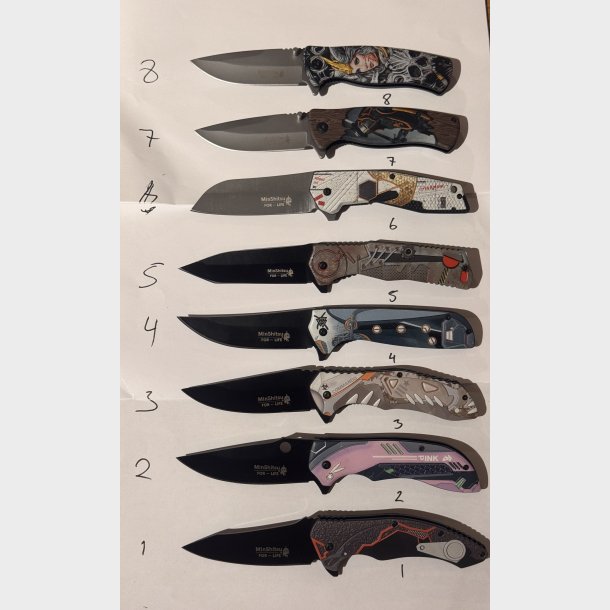 Folde kniver / til jakt og fiske - n� KUN 299kr