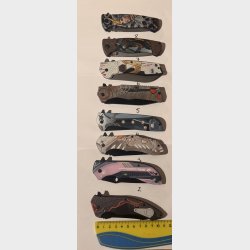 Folde kniver / til jakt og fiske - n� KUN 299kr