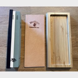 Minshitsu Slipesteiner 2 Korninger og LR + Flott Bambus SPAR 397kr 