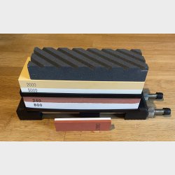 Minshitsu XL Slipe Stein Sett Grov (Inkl Liten Bonus Stein) (Nesten 50% strre slipesteiner)