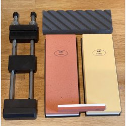 Minshitsu XL Slipe Stein Sett Grov (Inkl Liten Bonus Stein) (Nesten 50% strre slipesteiner)