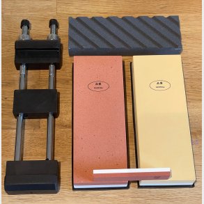 Minshitsu XL Slipe Stein Sett Grov (Inkl Liten Bonus Stein) (Nesten 50% strre slipesteiner)