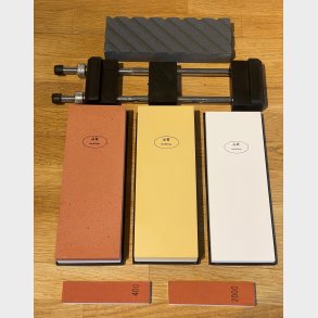 Minshitsu XL Slipe Stein Sett Komplett (Inkl 1 Bonus Stein) + 10k stein (Nesten 50% strre )