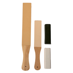 Oppn en Speilblank Finish p kniver  Komplett MinShitsu Polerings pakke