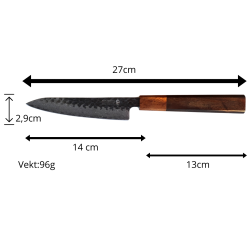 Minshitsu Premium Grey Mountain Utility / Forbruks kniv 