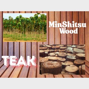 Teak Tre virke - Kommer