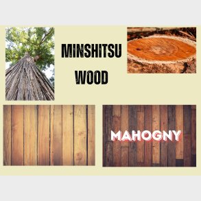 Mahogny Tre virke - Kommer