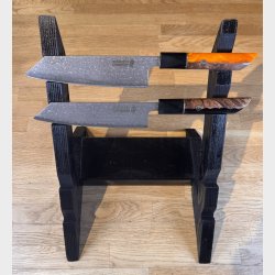 Minshitsu Premium Oriental Star Kokke kniv / Kiritsuke (Oransje)