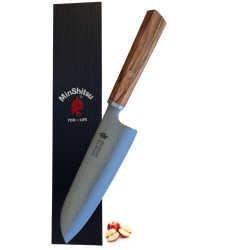 MinShitsu Premium Green Forrest Santoku  Minimalistisk Eleganse, Uslelig Ytelse