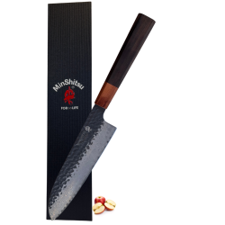 MinShitsu Grey Mountain Santoku  En Kniv for de Tffeste Oppgavene 