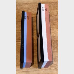 Minshitsu XL Vtstein / Slipestein 240/800 Grit/Korning (nesten 50% strre Areal en vanlig)