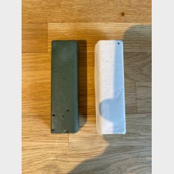 SETT 2 stk STORE MinShitsu Polerings voks  Oppn Speilblank Perfeksjon p Knivene Dine